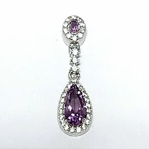 Amethyst Silver Pendant